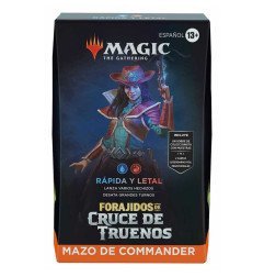 [ESPAÑOL] Magic The Gathering Forajidos de Cruce de Truenos Junction Mazo Commander Rápida y letal