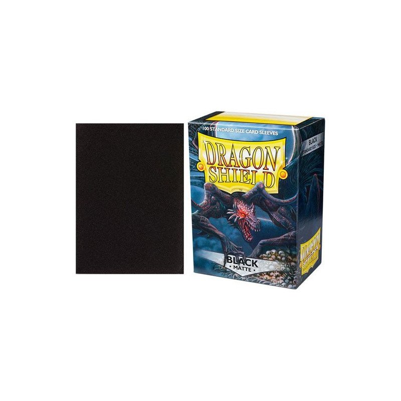 Dragon Shield Sleeves: Black Matte (100)