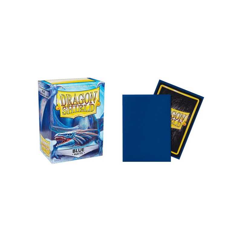 Fundas Dragon Shield: Blue Matte (100) Fundas Dragon Shield: Blue Matte (100)