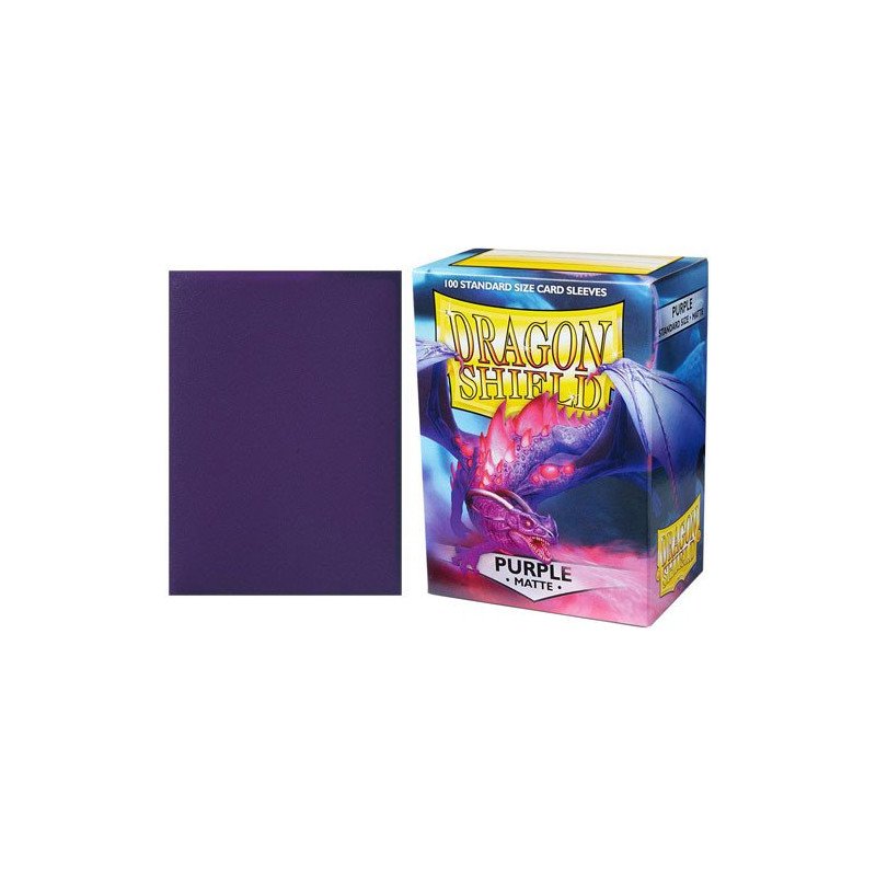 Dragon Shield Sleeves: Purple Matte (100)