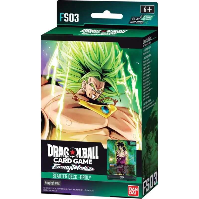 [ENGLISH] Dragon Ball Super Fusion World: Broly Starter Deck [FS03] (2nd Wave)