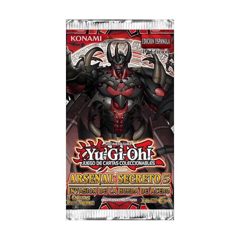 [ESPAÑOL] Juego de cartas coleccionables Yu-Gi-Oh! Arsenal secreto 5 Invasión de la hora de acero
