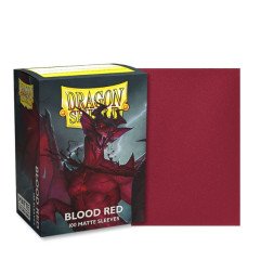Dragon Shield Sleeves: Blood Red Matte (100)