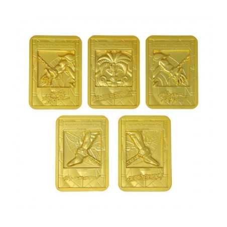 Yu-Gi-Oh! Lingotes Exodia the Forbidden One Limited Edition (bañado en oro)