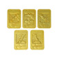 Yu-Gi-Oh! Exodia the Forbidden One Limited Edition Gold-Plated Ingots Yu-Gi-Oh! Exodia the Forbidden One Limited Edition Gold-Plated Ingots