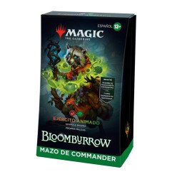 [SPANISH] Magic The Gathering: Bloomburrow Commander Deck Animated Army Side