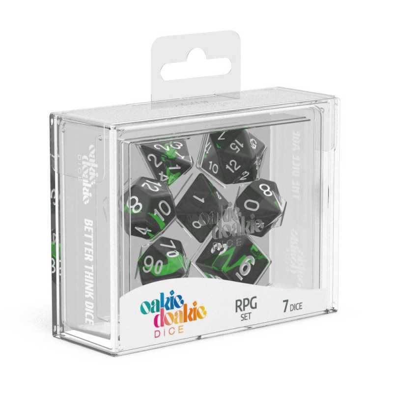Oakie Doakie Dice Dados RPG-Set Enclave - Emerald (7) Oakie Doakie Dice Dados RPG-Set Enclave - Emerald (7)