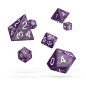 Oakie Doakie Dice Dados RPG-Set Marble - Púrpura (7) Oakie Doakie Dice Dados RPG-Set Marble - Púrpura (7)