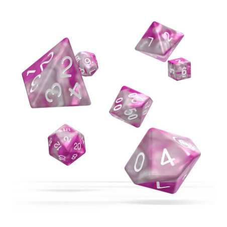Oakie Doakie Dice Dados RPG-Set Gemidice - Magnolia (7)