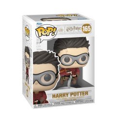 Harry Potter Figura POP! Movies Vinyl Harry w/Broom(Quidditch)