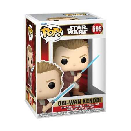 Star Wars: Episodio I - La amenaza fantasma Anniversary POP! Vinyl Figura Obi-Wan(Young)