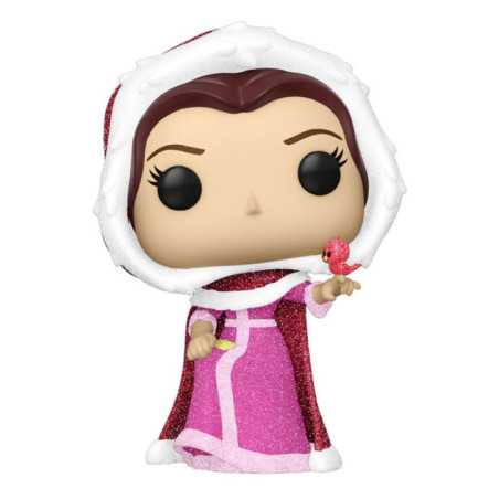 La bella y la bestia Figura POP! Movies Vinyl Winter Belle Diamond Collection