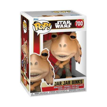 Star Wars: Episodio I - La amenaza fantasma Anniversary POP! Vinyl Figura Jar Jar Binks w/ Booma Balls