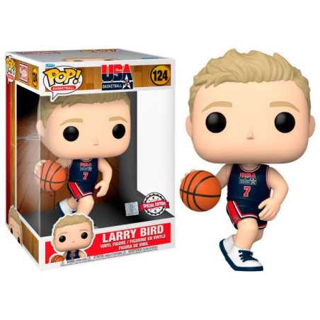 Basketball Figura Super Sized Jumbo POP! Vinyl Larry Bird (Team USA)