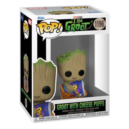 Yo soy Groot POP! Vinyl Figura Groot w/Cheese Puffs