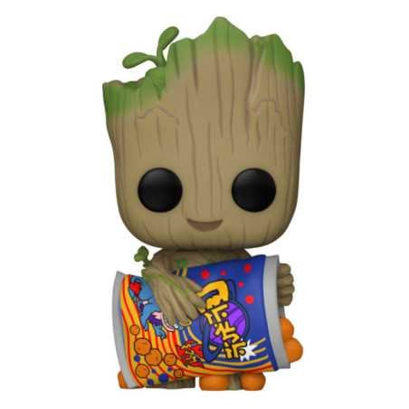 Yo soy Groot POP! Vinyl Figura Groot w/Cheese Puffs