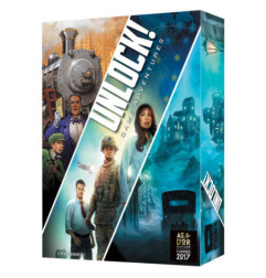 Asmodee Unlock! Game Adventures - Mysterium, Ticket To Ride, Pandemia