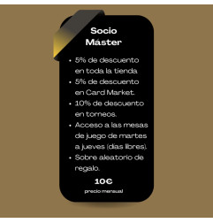 Master Membership - Montlhy Suscription