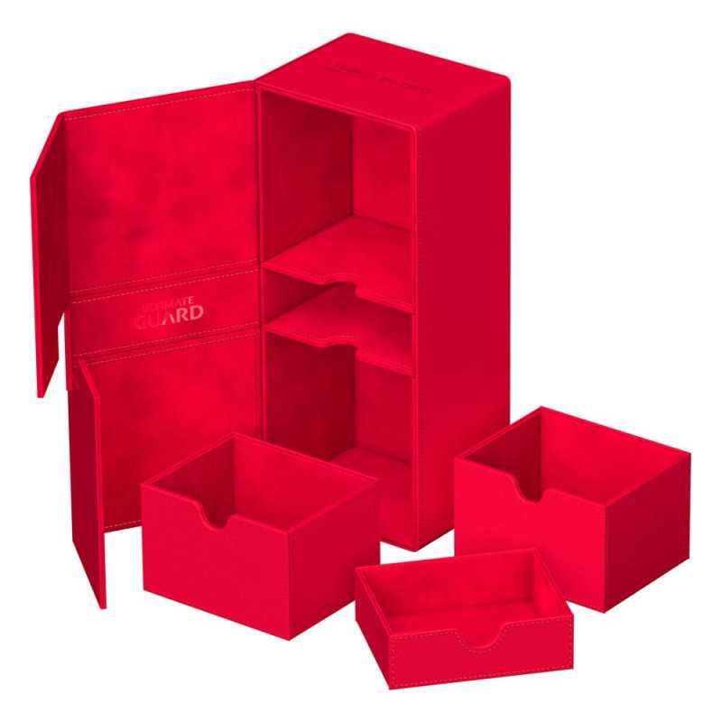 Ultimate Guard Twin Flip`n`Tray 266+ Xenoskin Rojo Ultimate Guard Twin Flip`n`Tray 266+ Xenoskin Rojo