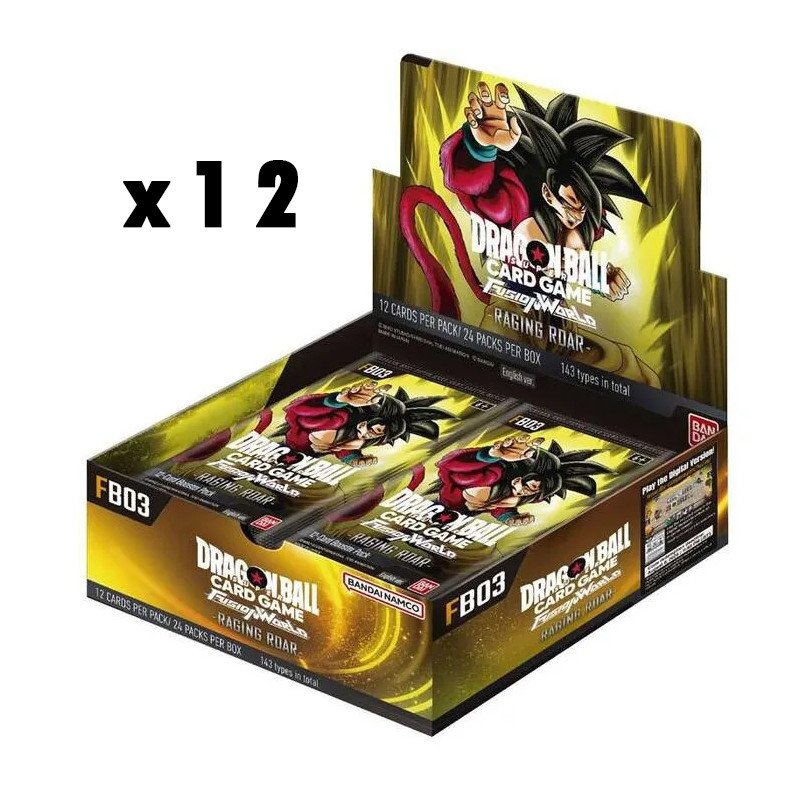 [INGLÉS] Dragon Ball Super Card Game Fusion World FB-03 Raging Roar CASE