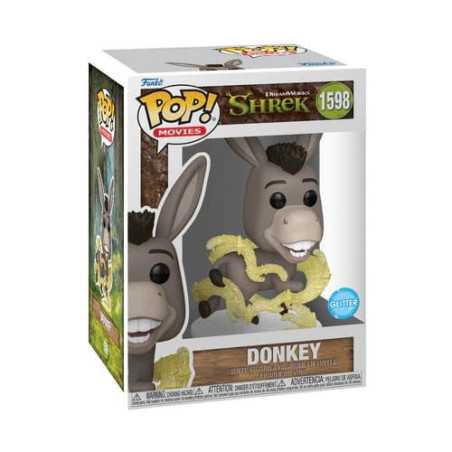 Shrek Figura POP! Movies 30th Anniversary Donkey Glitter