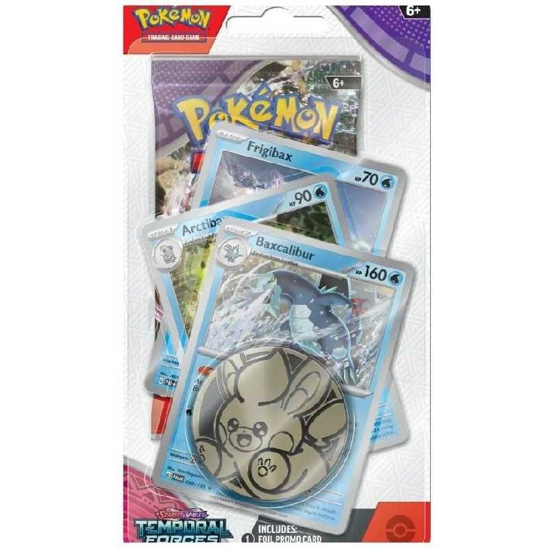 [INGLÉS] Pokémon Escarlata y Púrpura Fuerzas Temporales Premium Checklane Blister