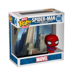 Spider-Man Figura Bitty POP! Deluxe Vinyl Spider-Man(Cityscape) 2,5 cm