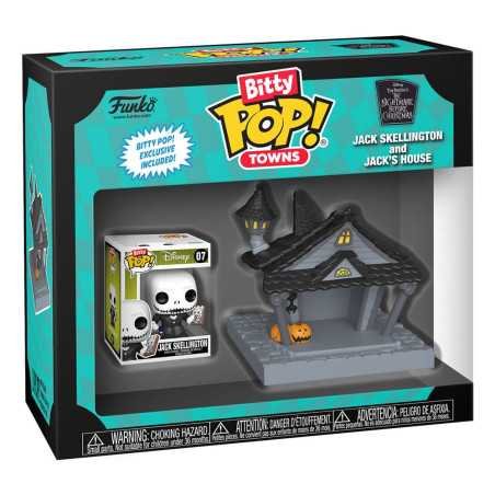 Pesadilla antes de Navidad Bitty POP! Town Vinyl Figura Jack at Home