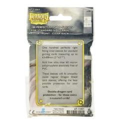 Dragon Shield Standard Perfect Fit Sleeves - Clear/Clear (100)