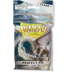 Dragon Shield Standard Fundas Perfect Fit - Clear/Clear (100)