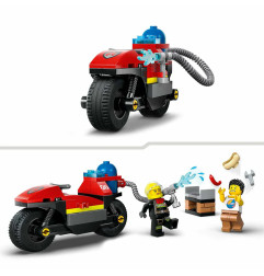 Lego City 60410 Moto de Rescate de Bomberos