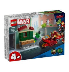 Lego 76287 Iron Man con Moto y Hulk