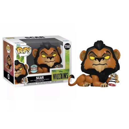 El rey león Figura POP! Disney Vinyl Scar w/Meat