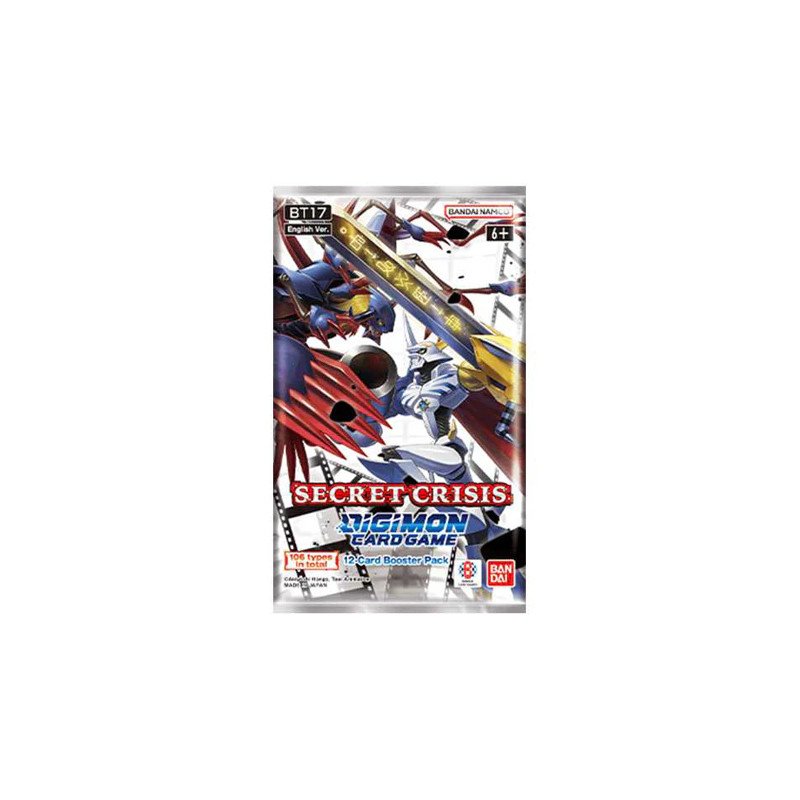 [ENGLISH] Digimon Card Game BT-17 Secret Crisis Booster