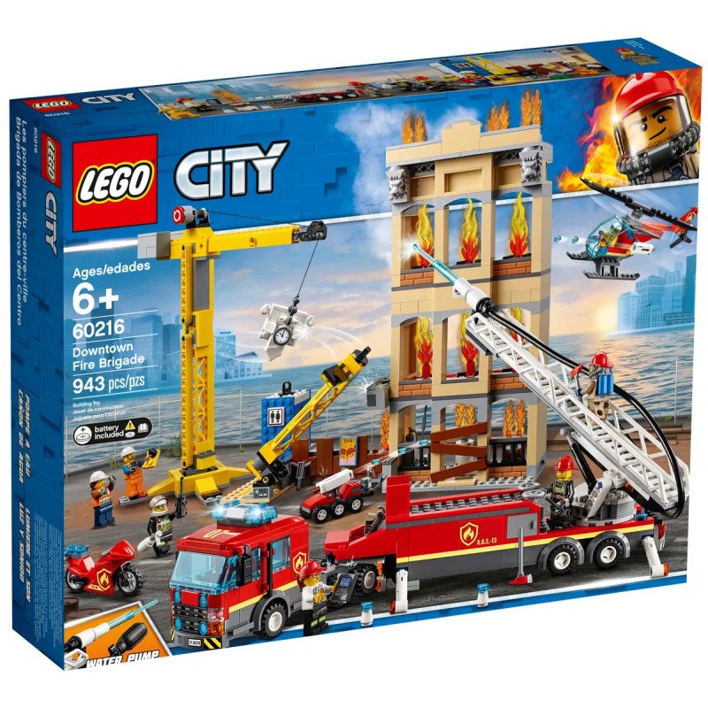 LEGO City Brigada de Bomberos del Distrito Centro. 60216