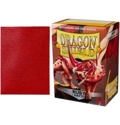 Dragon Shield Standard Sleeves Matte Ruby (100 Sleeves)