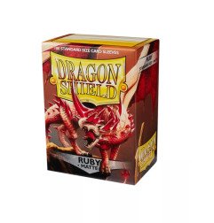 Dragon Shield Standard Sleeves Matte Ruby (100 Sleeves)