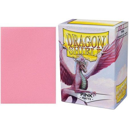 Dragon Shield Dual Matte Sleeves Pink (100 Sleeves)