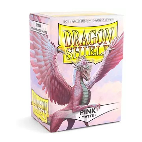 Dragon Shield Dual Matte Sleeves Pink (100 Sleeves)