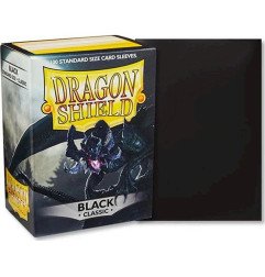 Fundas Dragon Shield Negro Clásico (100 fundas)