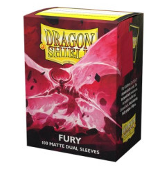 Dragon Shield Dual Matte Sleeves Fury 'Alaric, Crimson King' (100 Sleeves)