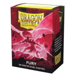 Fundas Dragon Shield Dual Matte Fury 'Alaric, Crimson King' (100 fundas)