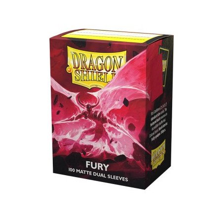 Dragon Shield Dual Matte Sleeves Fury 'Alaric, Crimson King' (100 Sleeves)