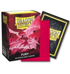 Fundas Dragon Shield Dual Matte Fury 'Alaric, Crimson King' (100 fundas)