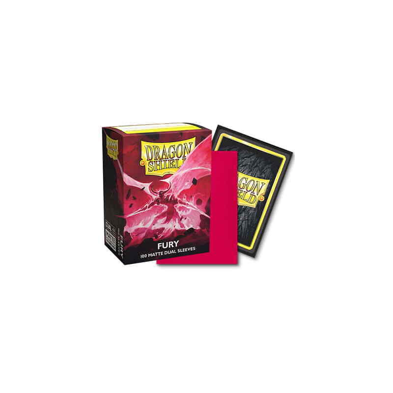 Fundas Dragon Shield Dual Matte Fury 'Alaric, Crimson King' (100 fundas) Fundas Dragon Shield Dual Matte Fury 'Alaric, Crimson King' (100 fundas)