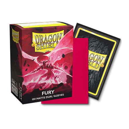 Dragon Shield Dual Matte Sleeves Fury 'Alaric, Crimson King' (100 Sleeves)