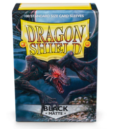 Dragon Shield Sleeves: Black Matte (100)