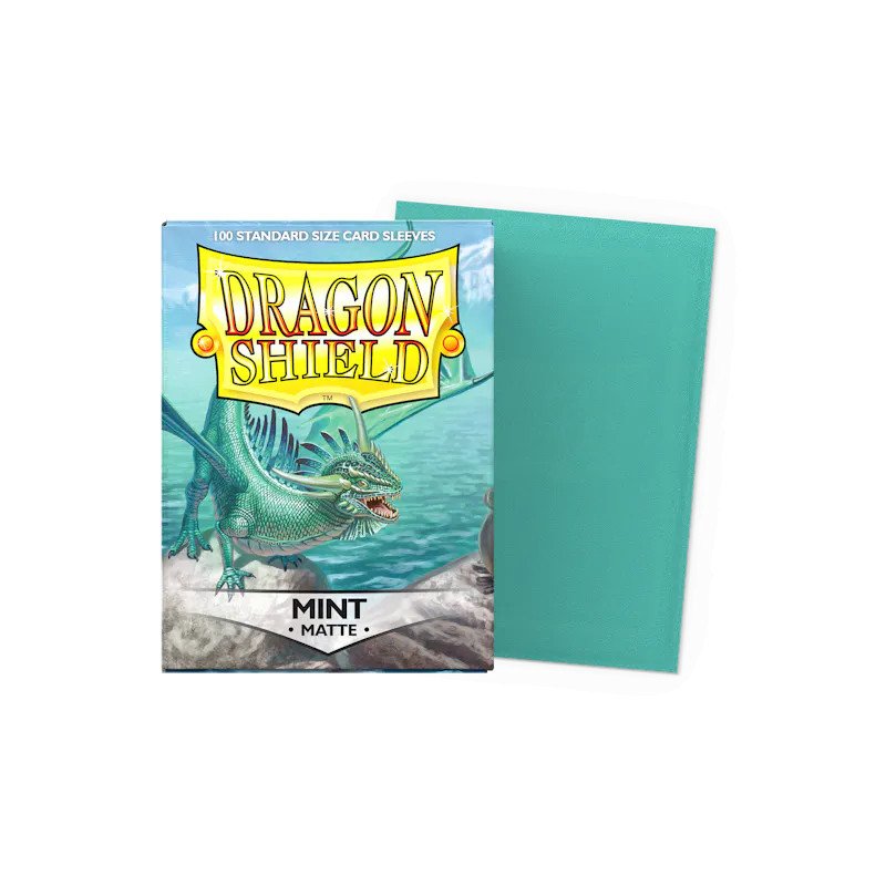 Dragon Shield Standard Sleeves Matte Mint (100 Sleeves)