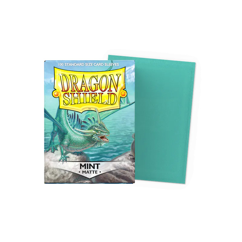 Fundas Dragon Shield Standard Matte Mint (100 fundas) Fundas Dragon Shield Standard Matte Mint (100 fundas)