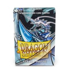 Dragon Shield Japanese Size Sleeves Clear Matte (60 Sleeves)